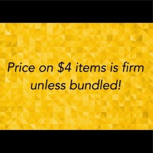 $4 Items- Read Description